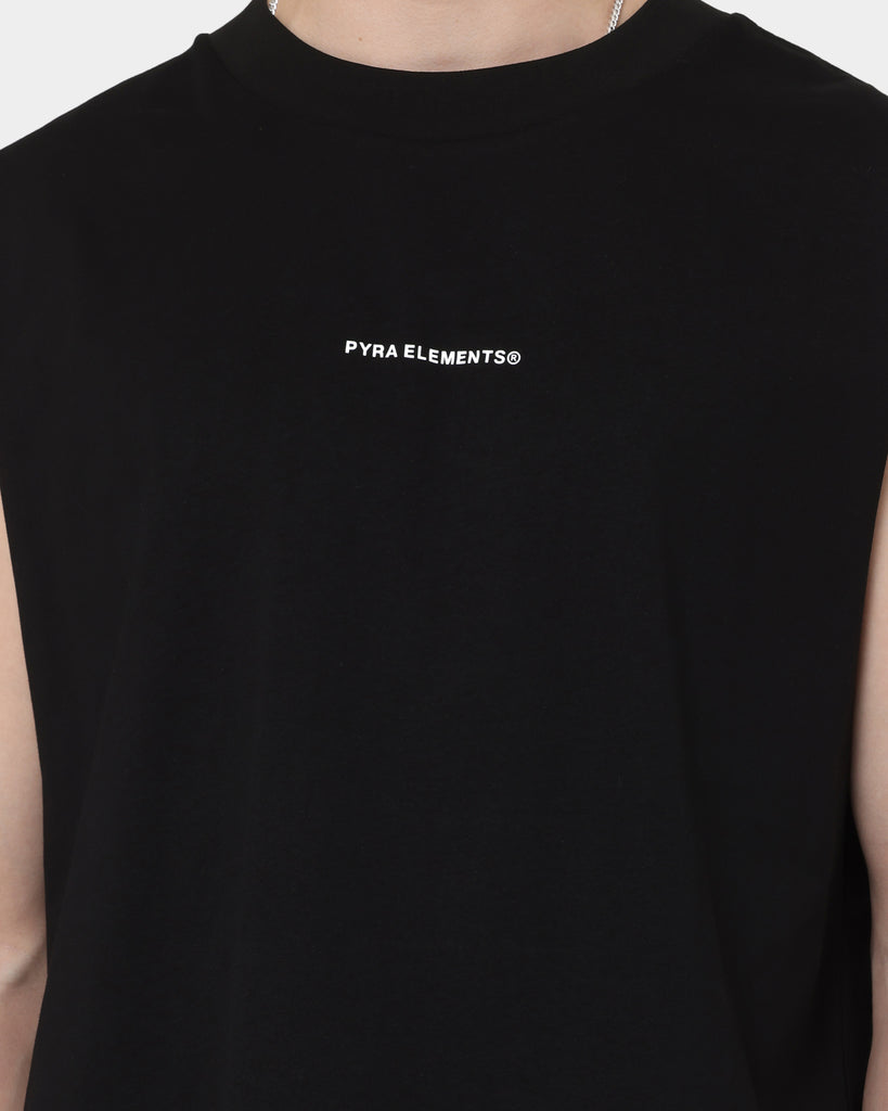 PYRA Micro Elements Tank T-Shirt Black/White