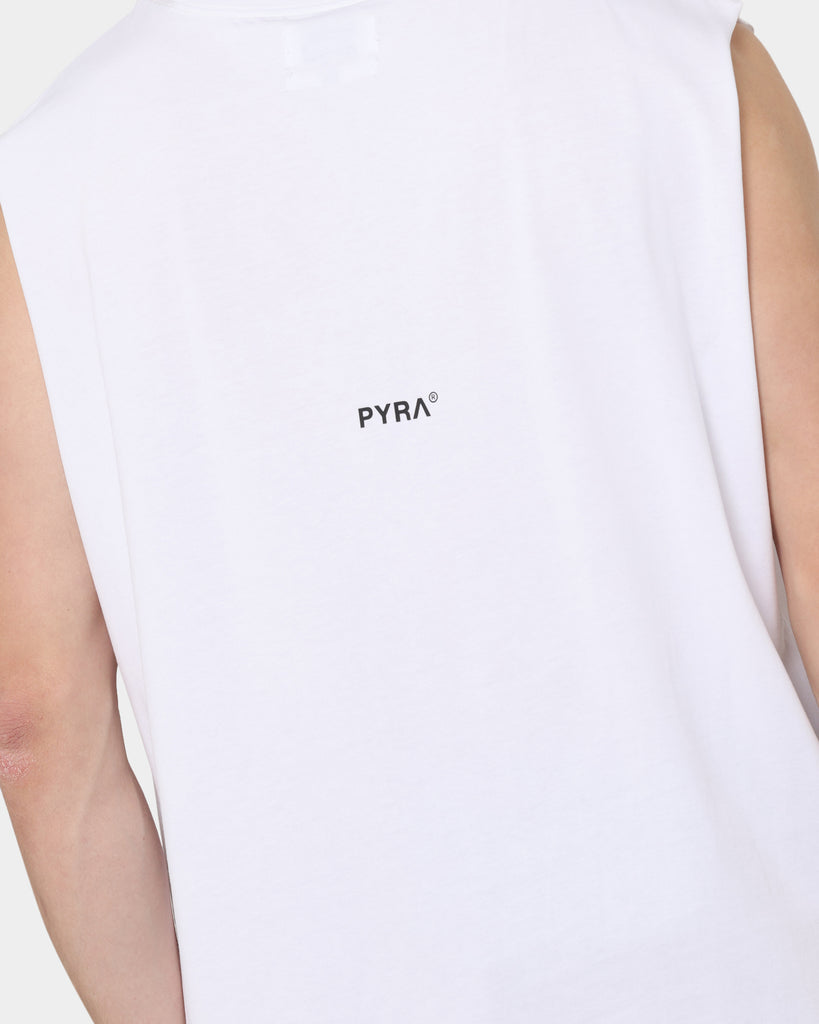 PYRA Micro Elements Tank T-Shirt White/Black