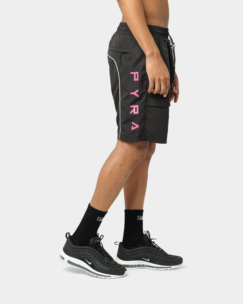 Pyra Fuji Nylon Shorts Black