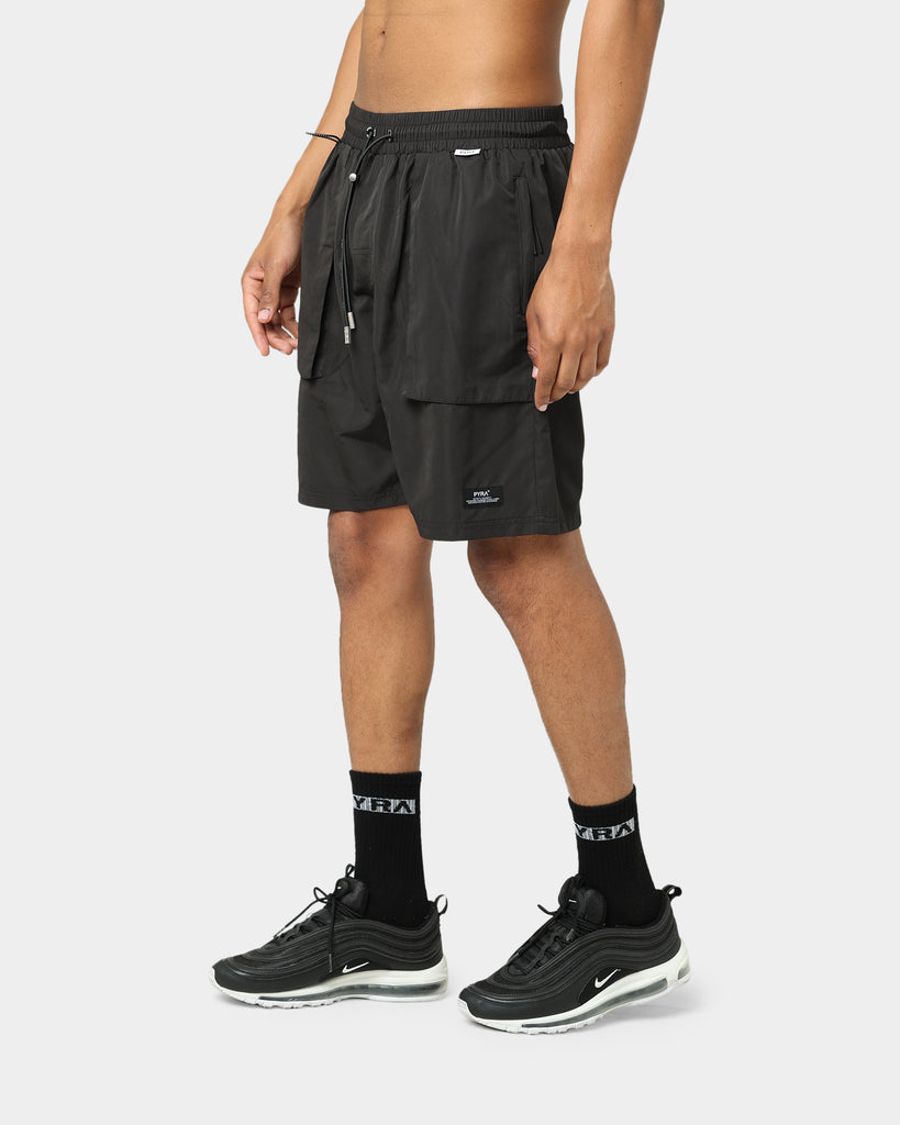 Pyra Fuji Nylon Shorts Black