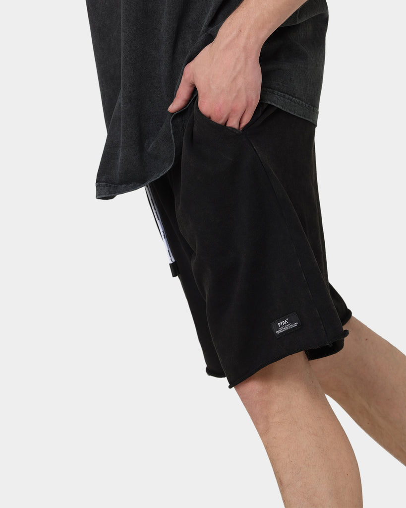 PYRA Highway Fleece Shorts Vintage Black