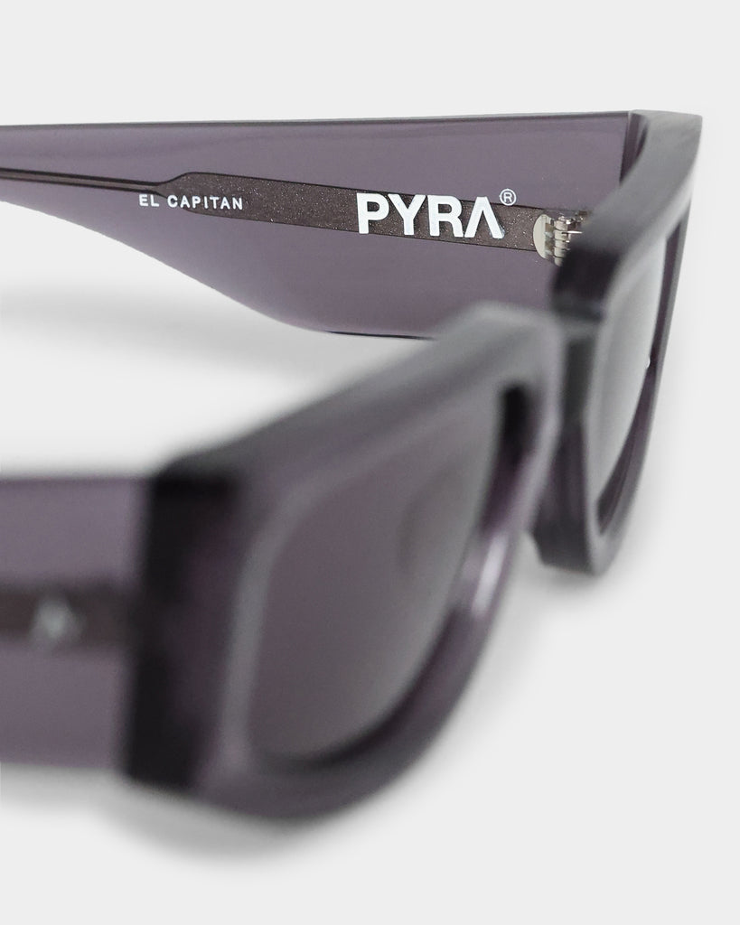 PYRA El Capitan Sunglasses Smoke Crystal/Grey Lens