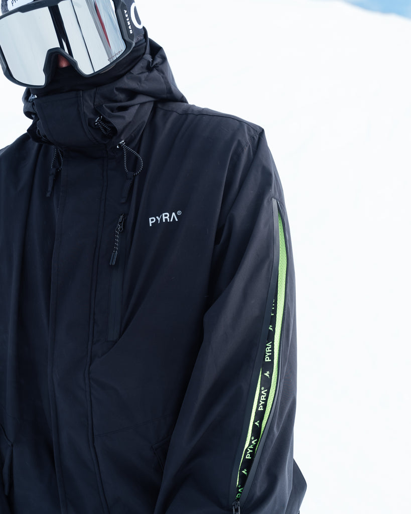 Pyra 10K Nero Snow Jacket Black/Volt