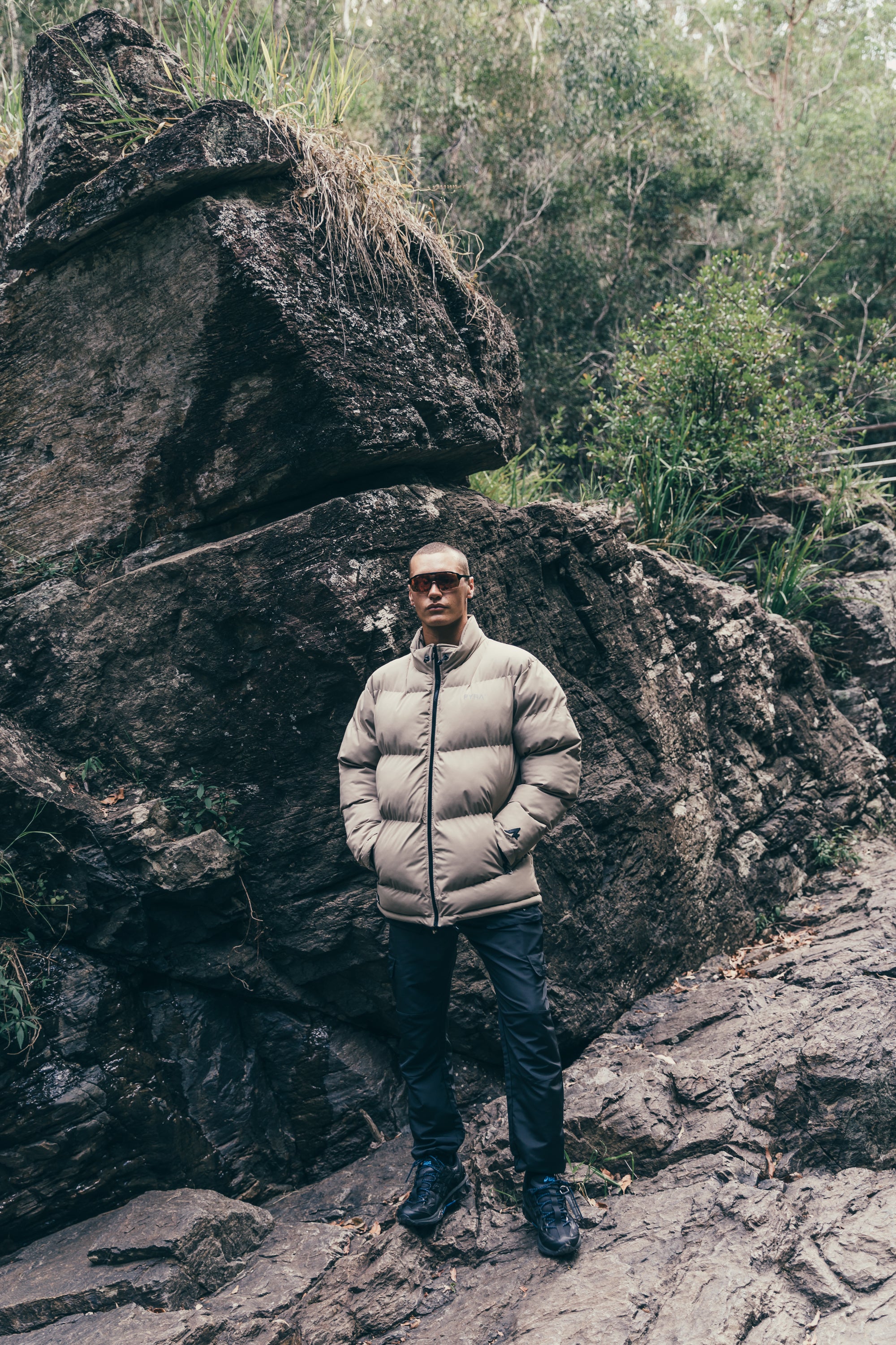 PYRA Padded Puffa Jacket Natural